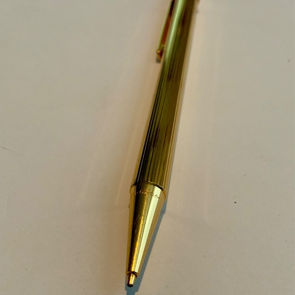 Must de Cartier Gold Plated Mechanical Pencil - Picture 3 of 12